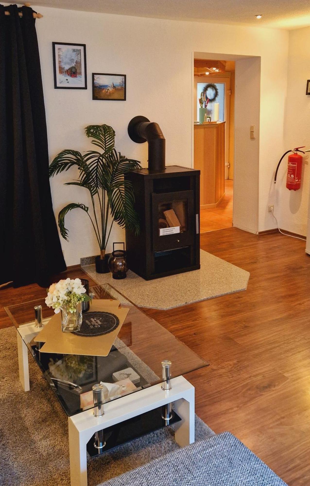 Ferienwohnung Schwarzer Hirsch Wieda Exteriér fotografie