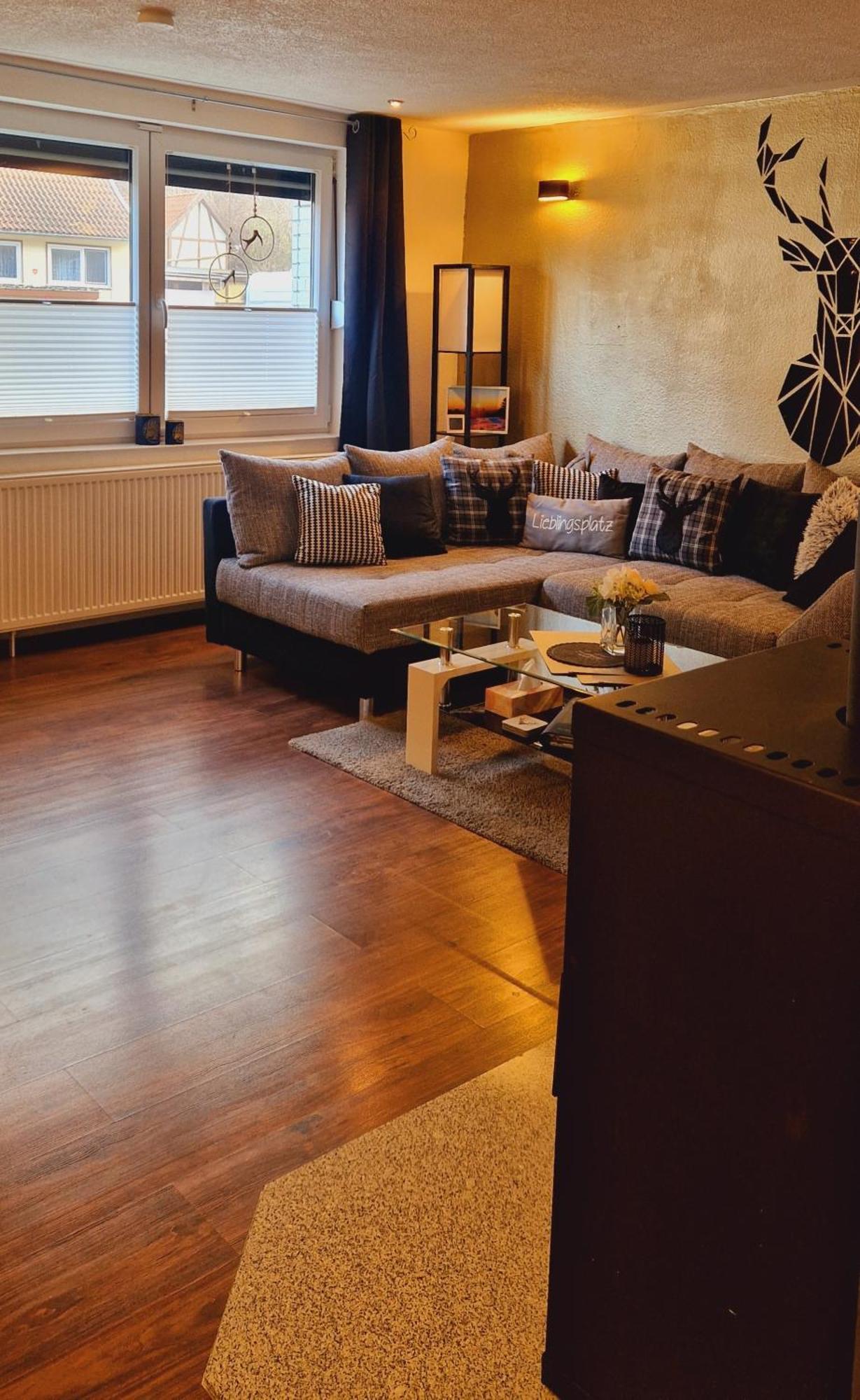 Ferienwohnung Schwarzer Hirsch Wieda Exteriér fotografie